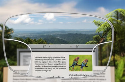 Trivex Extended Focus Reading Lenses - Clear