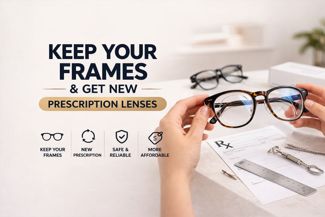 Keep Your Frames and Get New Prescription Lenses