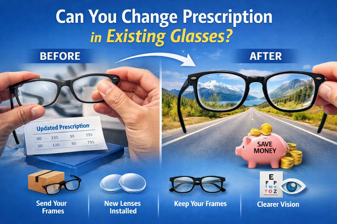 Can You Change Prescription in Existing Glasses