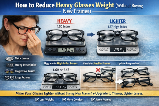 How to Reduce Heavy Glasses Weight