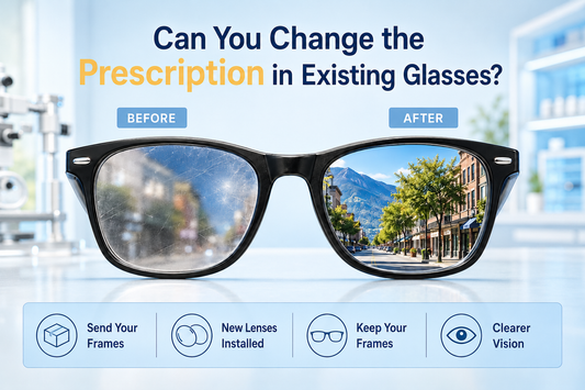 Can You Change Prescription in Existing Glasses