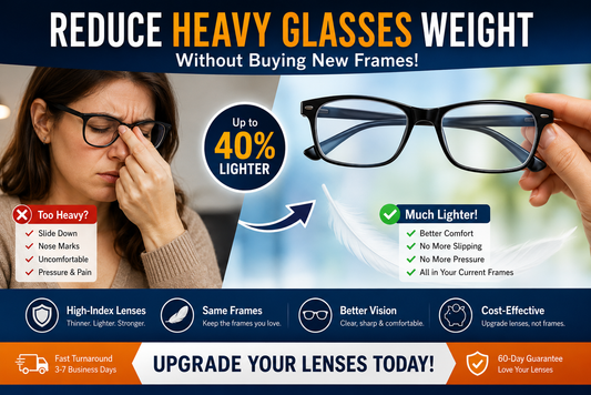 How to Reduce Heavy Glasses Weight