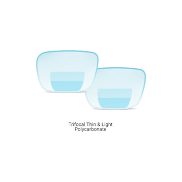 TRIFOCAL ULTRA CLEAR PLASTIC LENSES