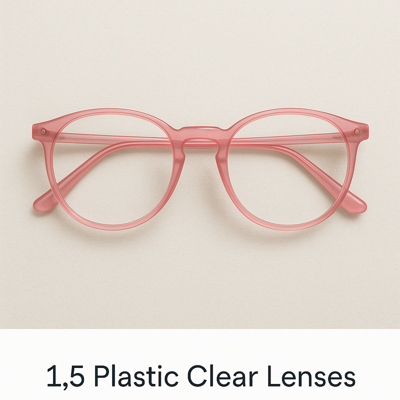 1.5 Plastic Clear Lenses