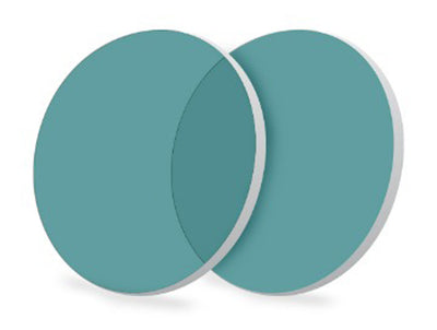 single vision ultra thin tinted lenses Blue